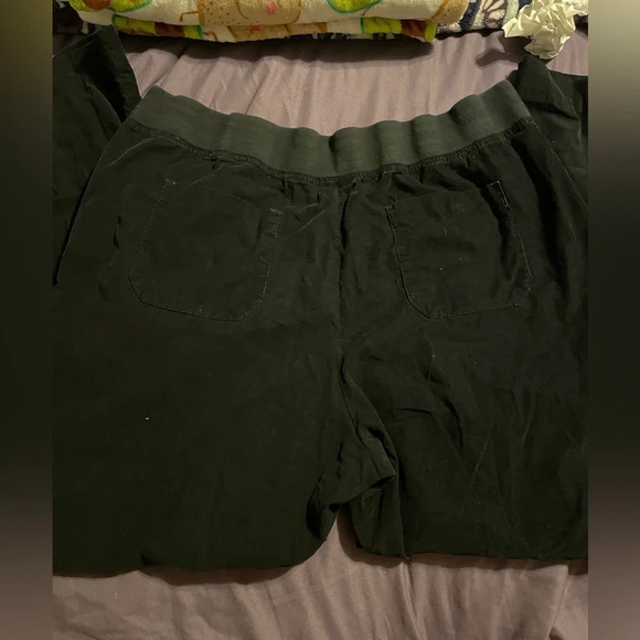 J. Jill Pure Jill Corduroy Cotton Pull On Pants‎ Black Large Basic Casual Travel - Picture 4 of 8